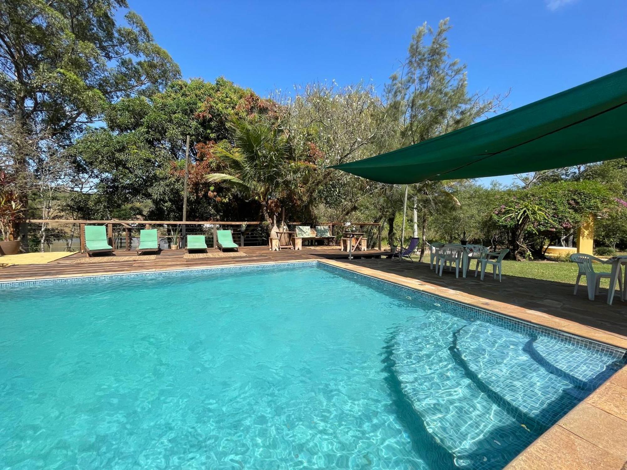 Hospedagem Fazenda Nova America Brotas Exterior foto