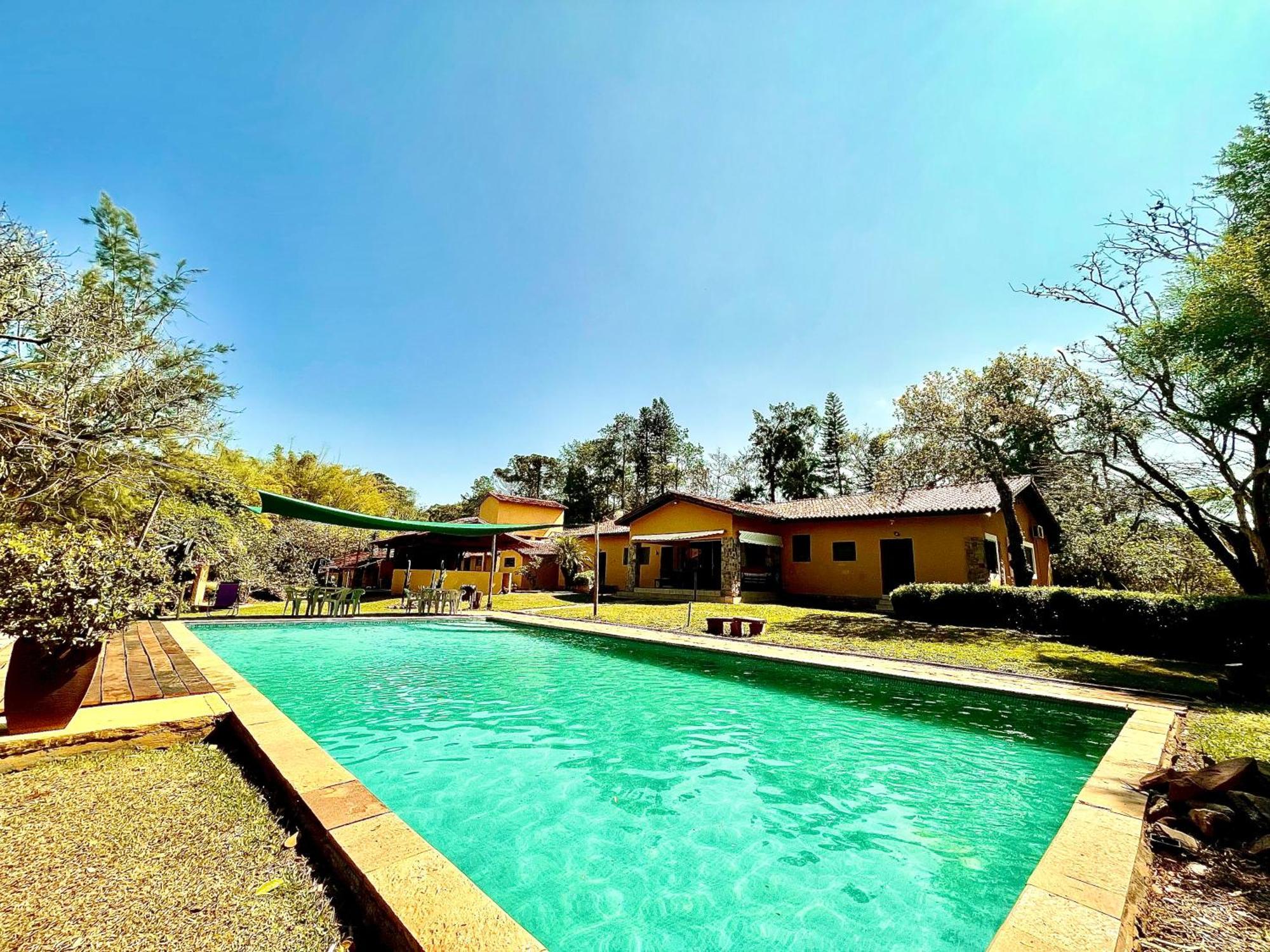 Hospedagem Fazenda Nova America Brotas Exterior foto