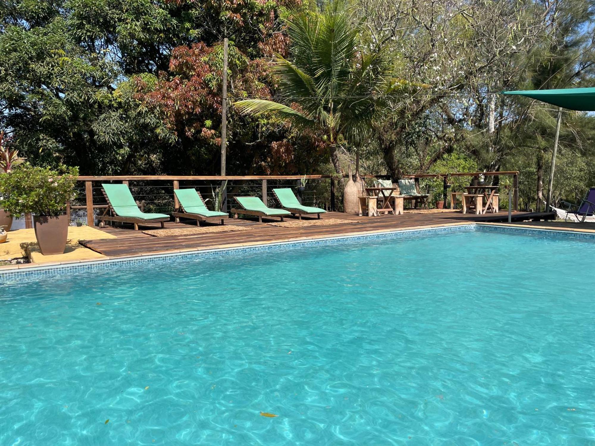 Hospedagem Fazenda Nova America Brotas Exterior foto