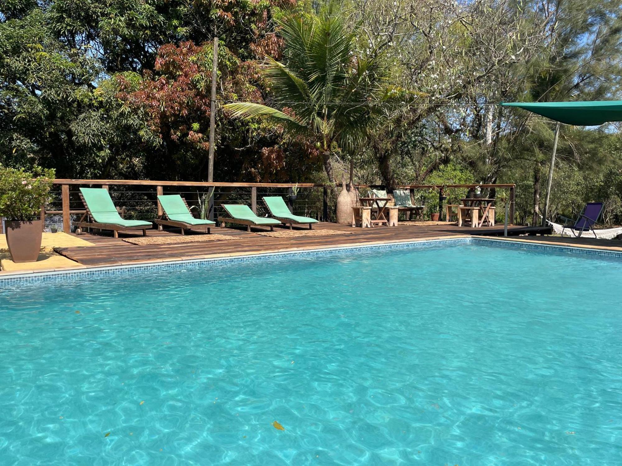 Hospedagem Fazenda Nova America Brotas Exterior foto