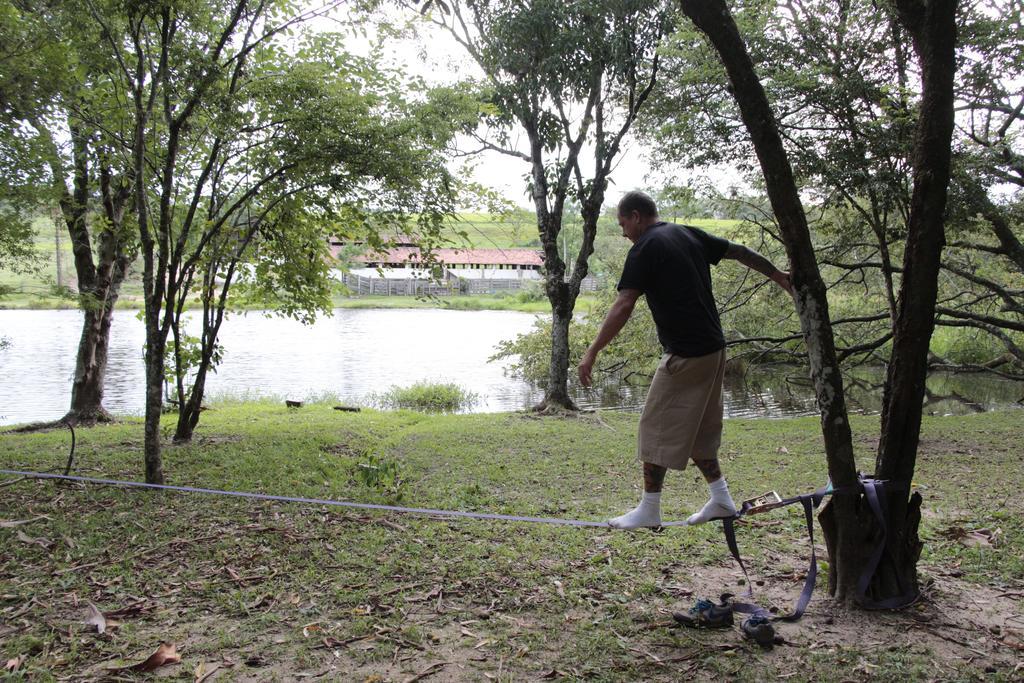 Hospedagem Fazenda Nova America Brotas Exterior foto