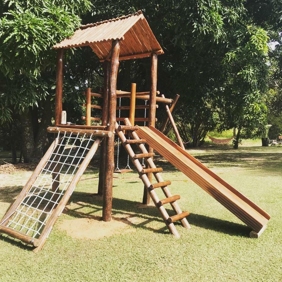 Hospedagem Fazenda Nova America Brotas Exterior foto